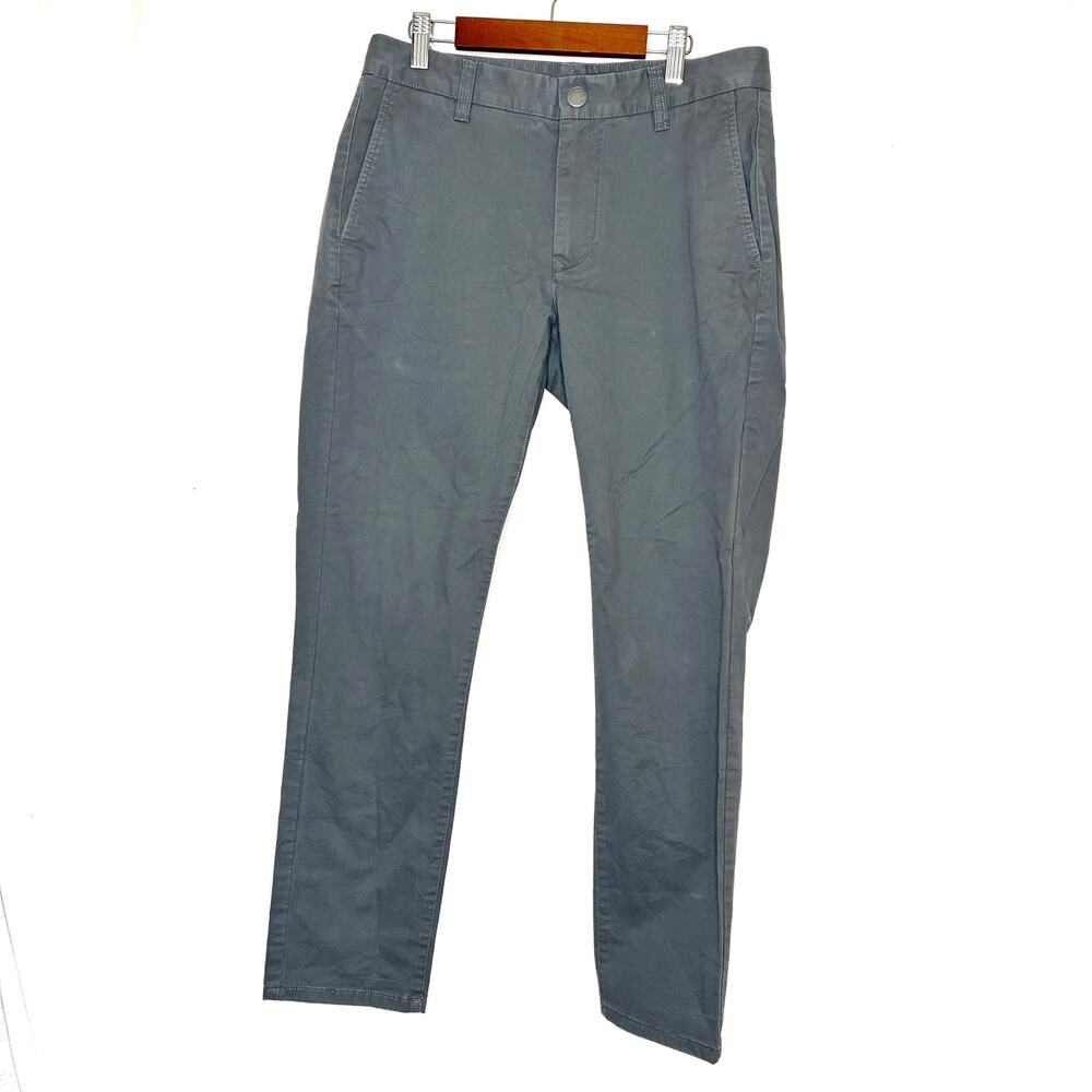 Bonobos Gray 98% Cotton Chino Dress Pants Mens 29/28